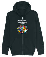 NU SUNT HAOTIC, DOAR CREATIV CU ORDINEA Hanorac cu fermoar Unisex Connector