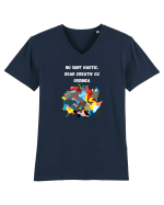 NU SUNT HAOTIC, DOAR CREATIV CU ORDINEA Tricou mânecă scurtă guler V Bărbat Presenter