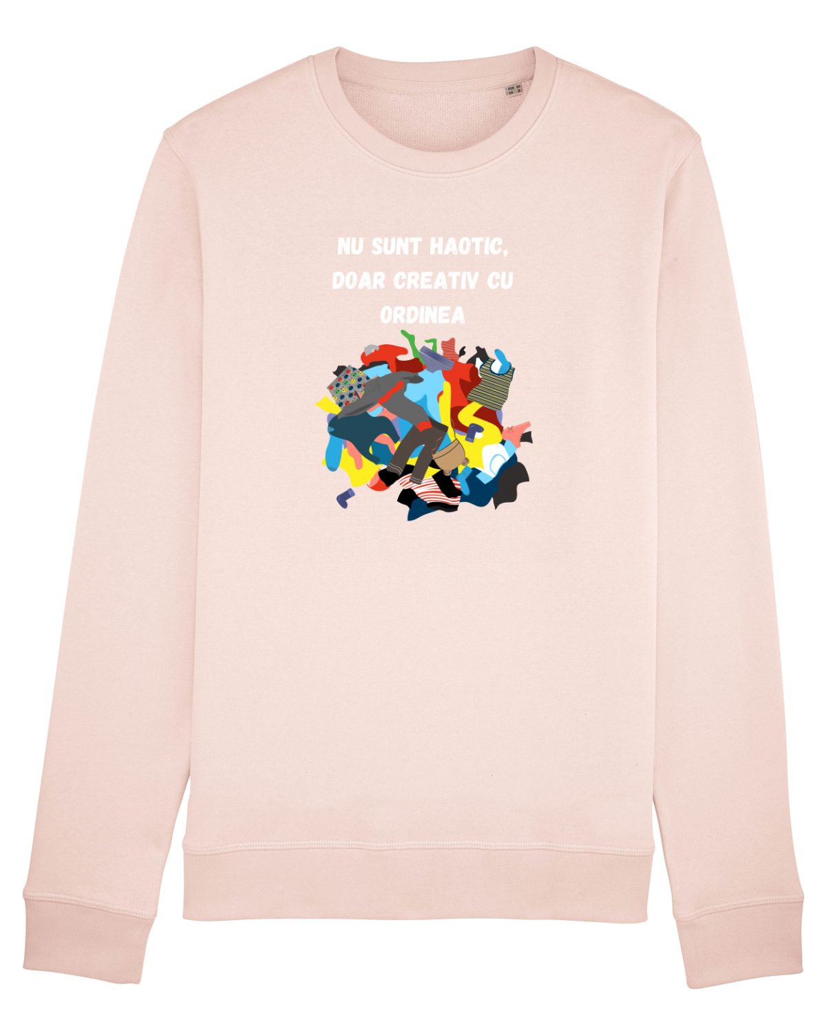 Bluză mânecă lungă Unisex Rise Candy Pink