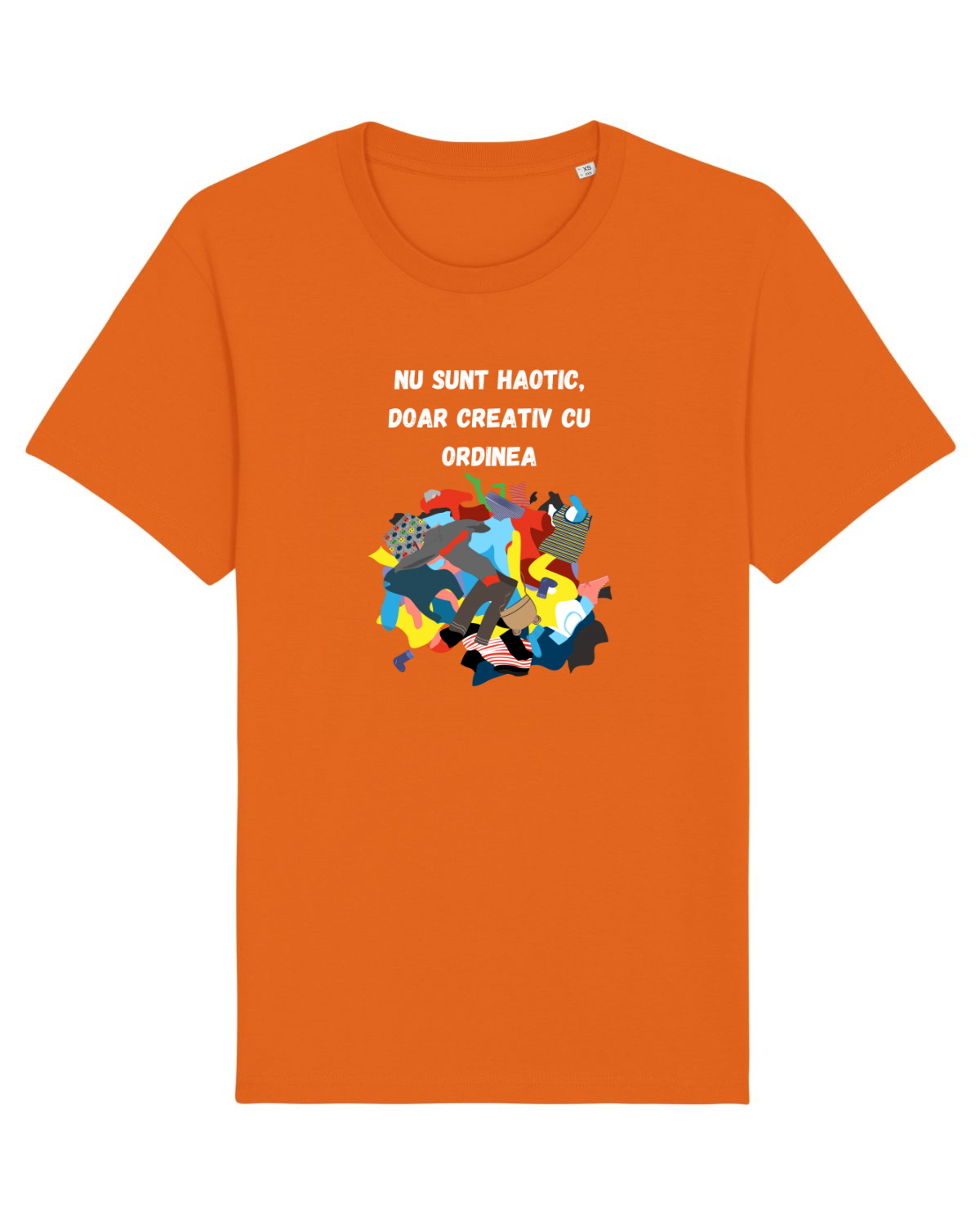 Tricou mânecă scurtă Unisex Rocker Bright Orange