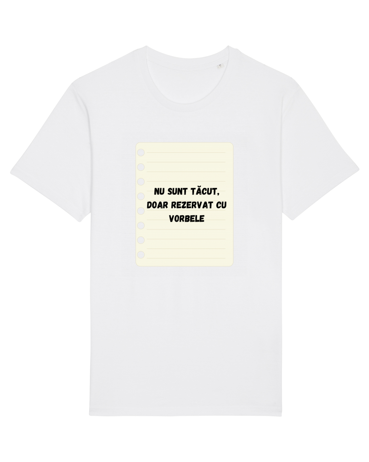 Tricou mânecă scurtă Unisex Rocker White