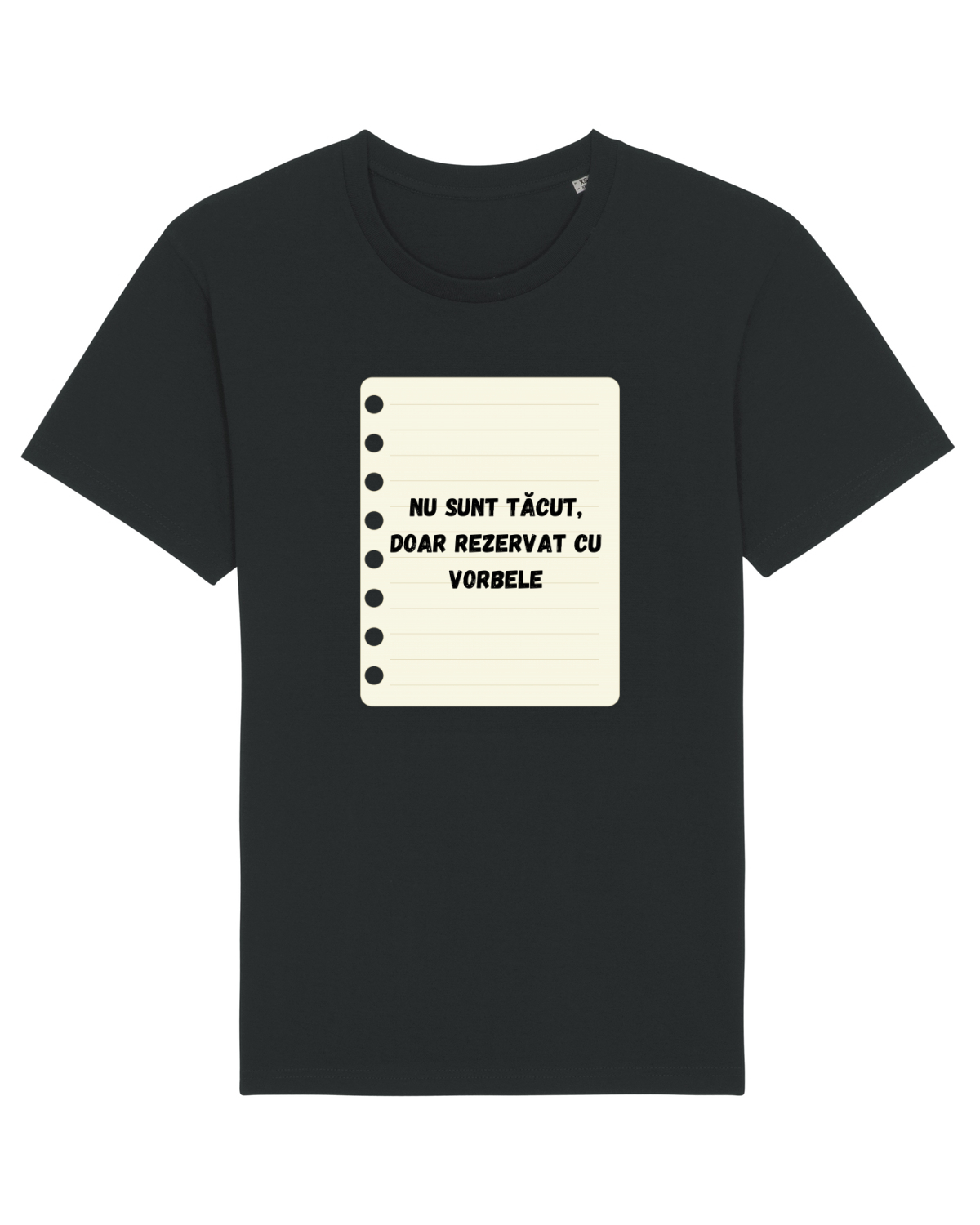 Tricou mânecă scurtă Unisex Rocker Black