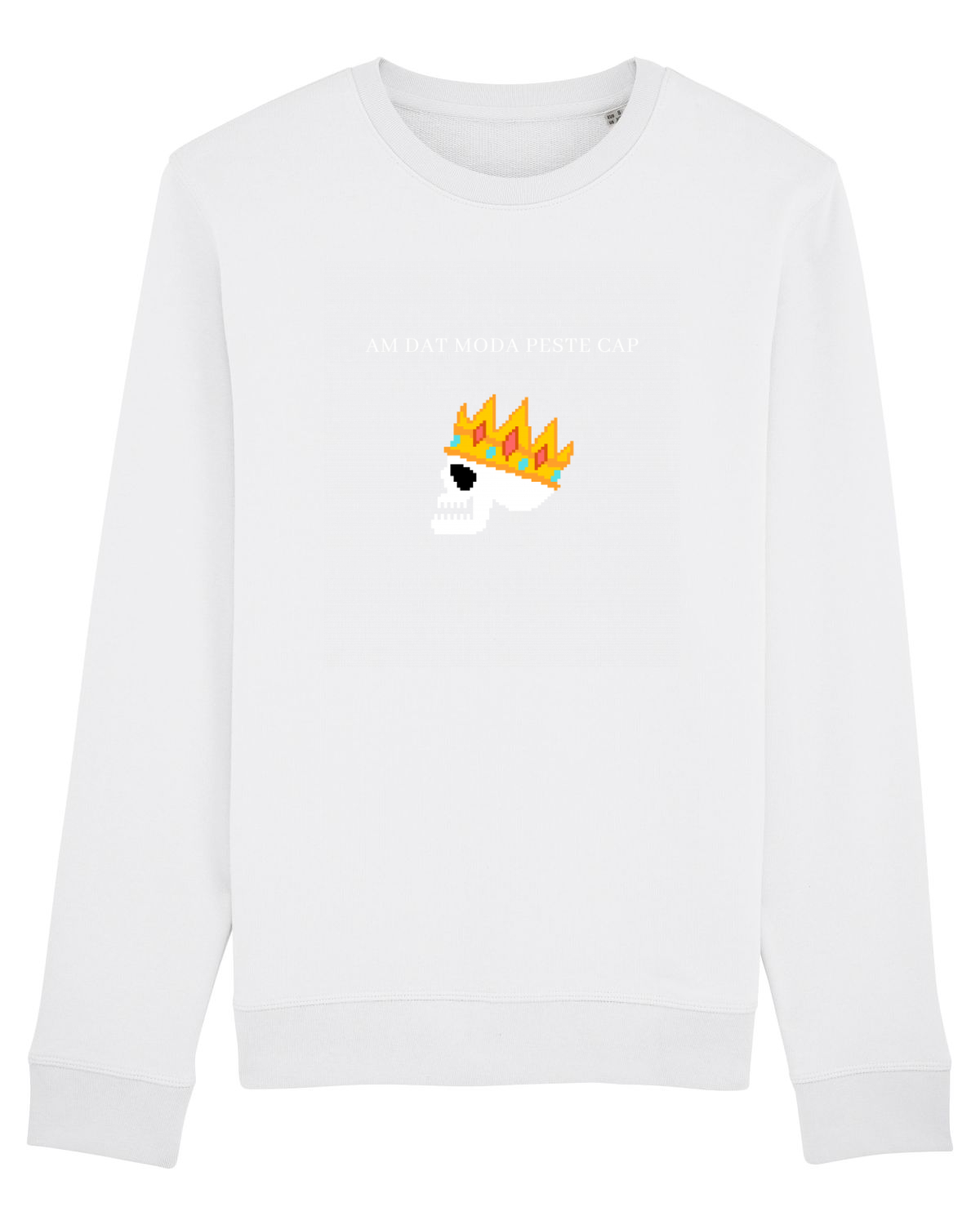 Bluză mânecă lungă Unisex Rise White