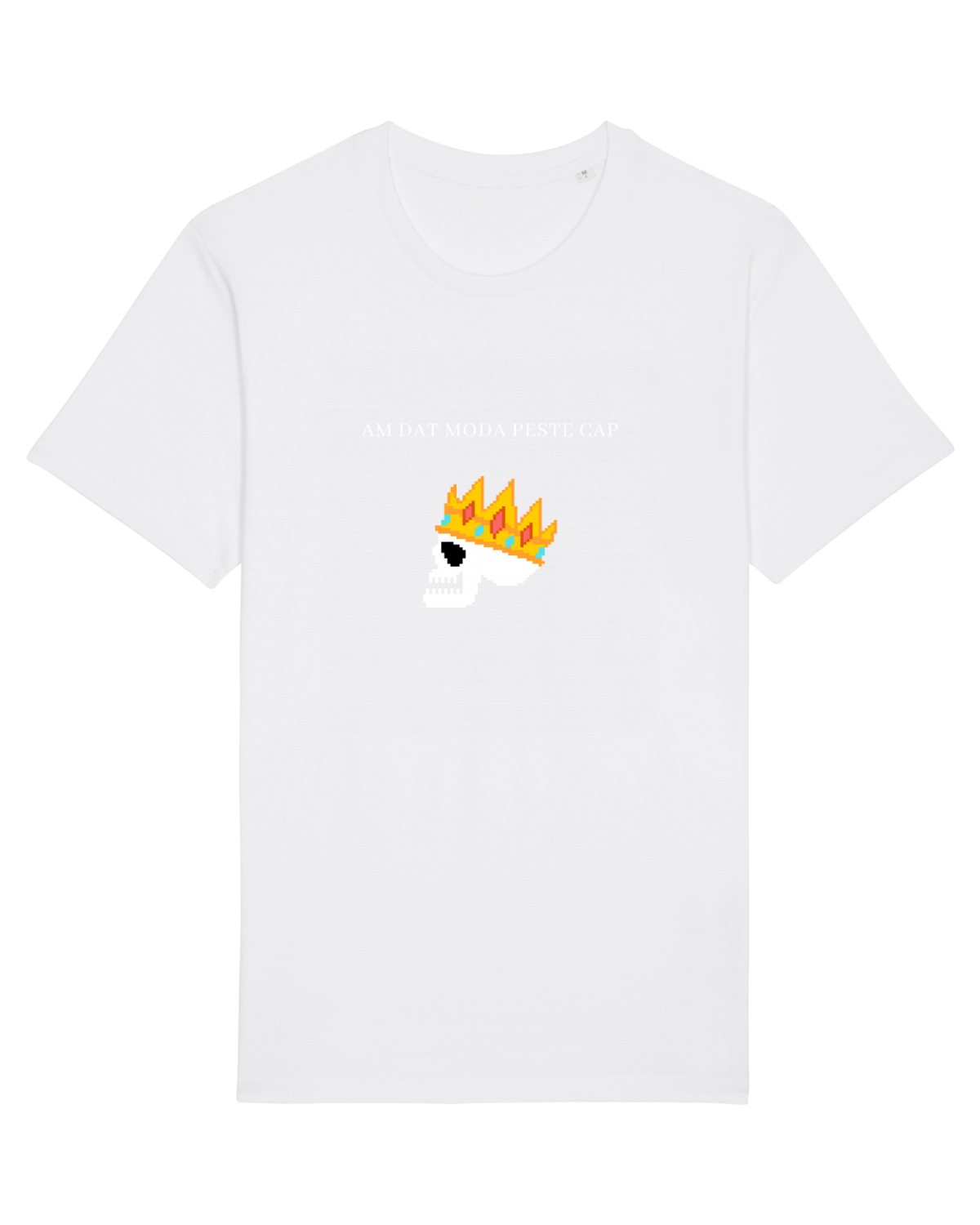 Tricou mânecă scurtă Unisex Rocker White