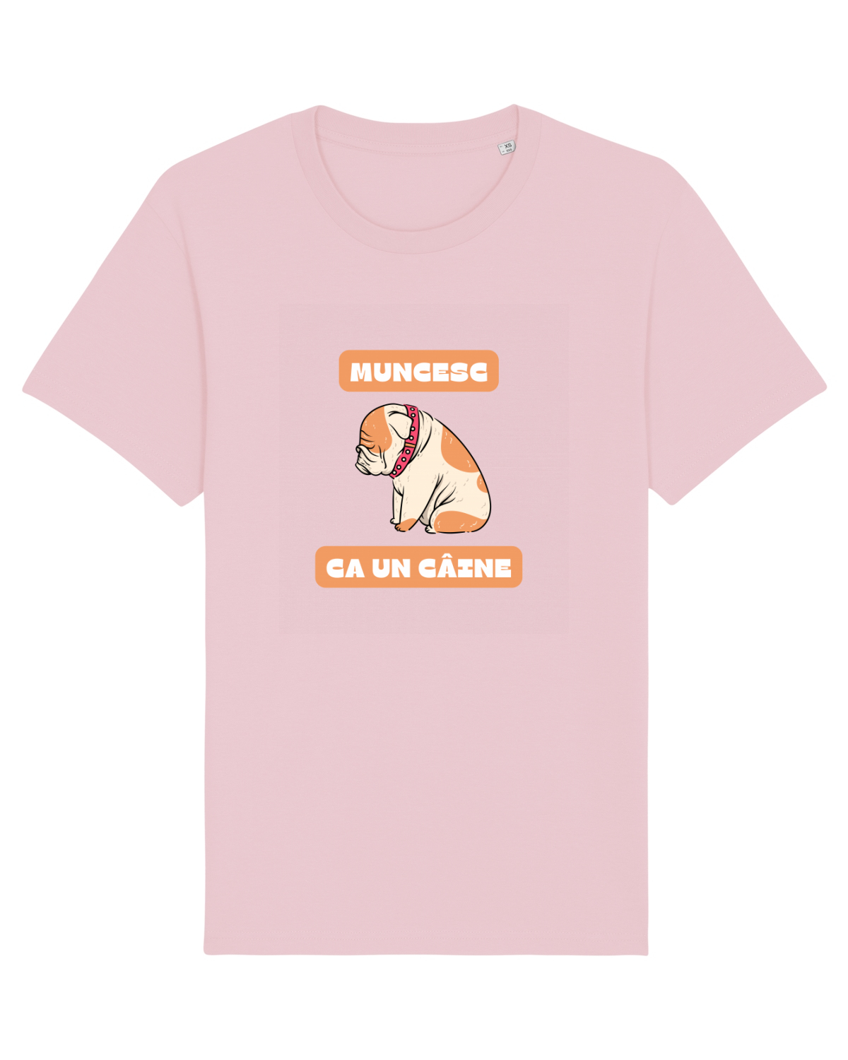 Tricou mânecă scurtă Unisex Rocker Cotton Pink