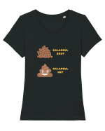 SALARIU BRUT - SALARIU NET Tricou mânecă scurtă guler larg fitted Damă Expresser