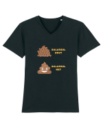 SALARIU BRUT - SALARIU NET Tricou mânecă scurtă guler V Bărbat Presenter