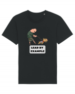 LEAD BY EXAMPLE Tricou mânecă scurtă Unisex Rocker