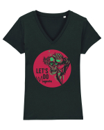 lets do magenta Tricou mânecă scurtă guler V Damă Evoker