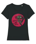 lets do magenta Tricou mânecă scurtă guler larg fitted Damă Expresser