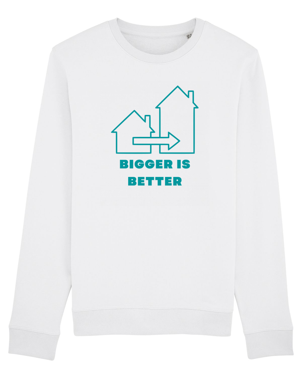 Bluză mânecă lungă Unisex Rise White