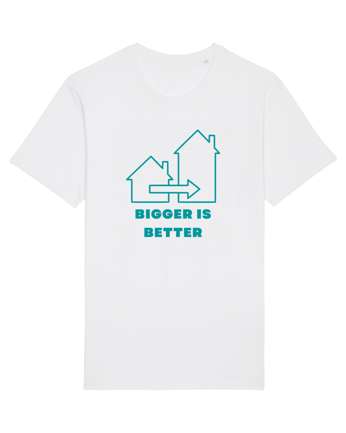 Tricou mânecă scurtă Unisex Rocker White