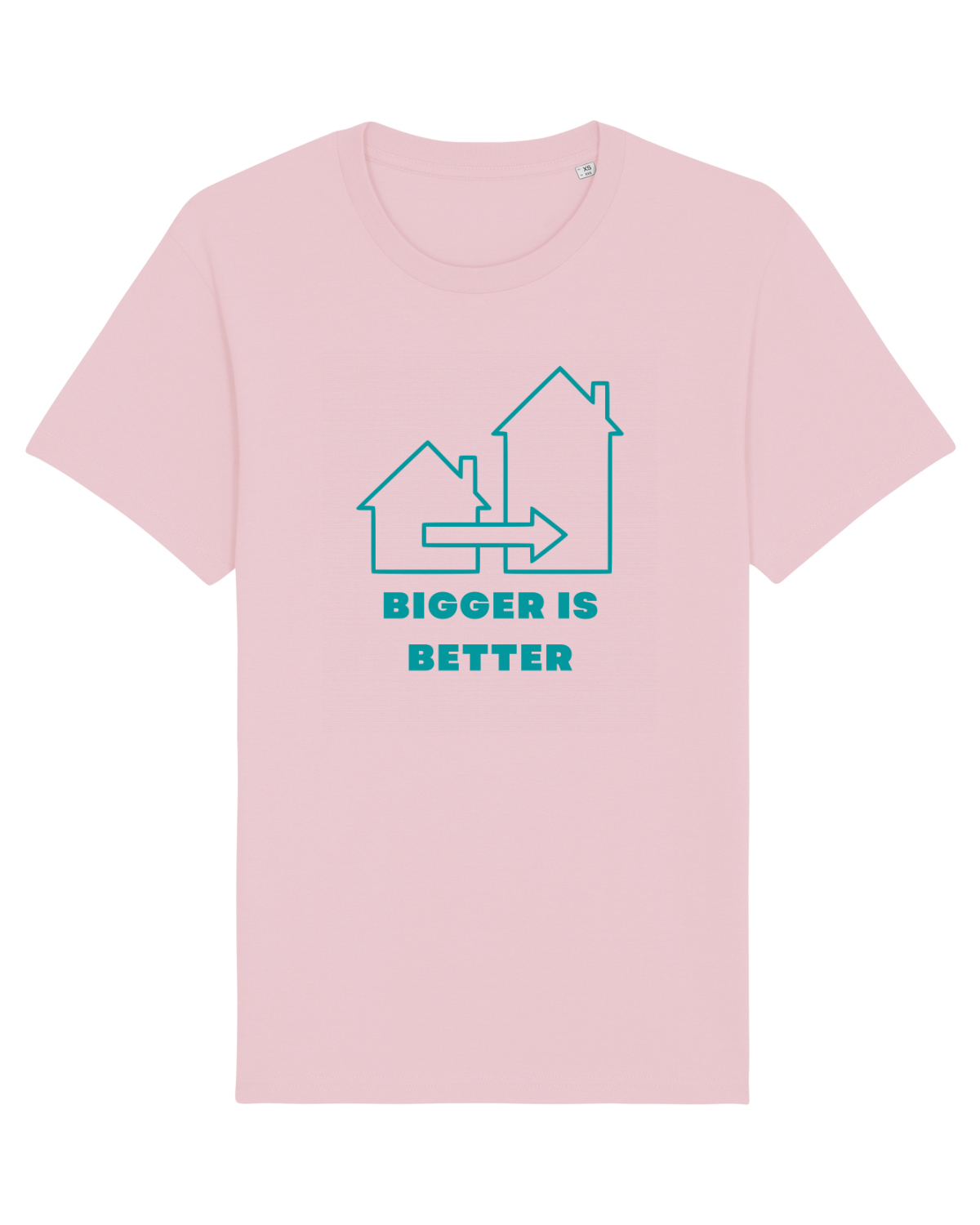 Tricou mânecă scurtă Unisex Rocker Cotton Pink