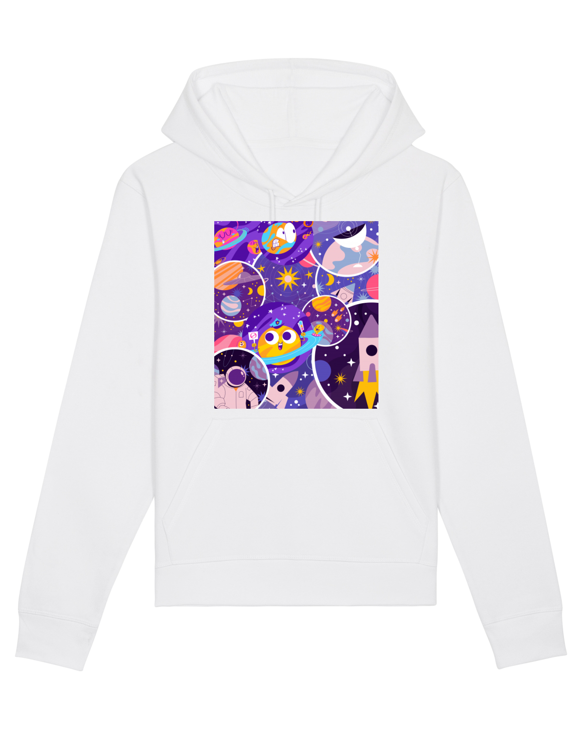 Hanorac Unisex Drummer White