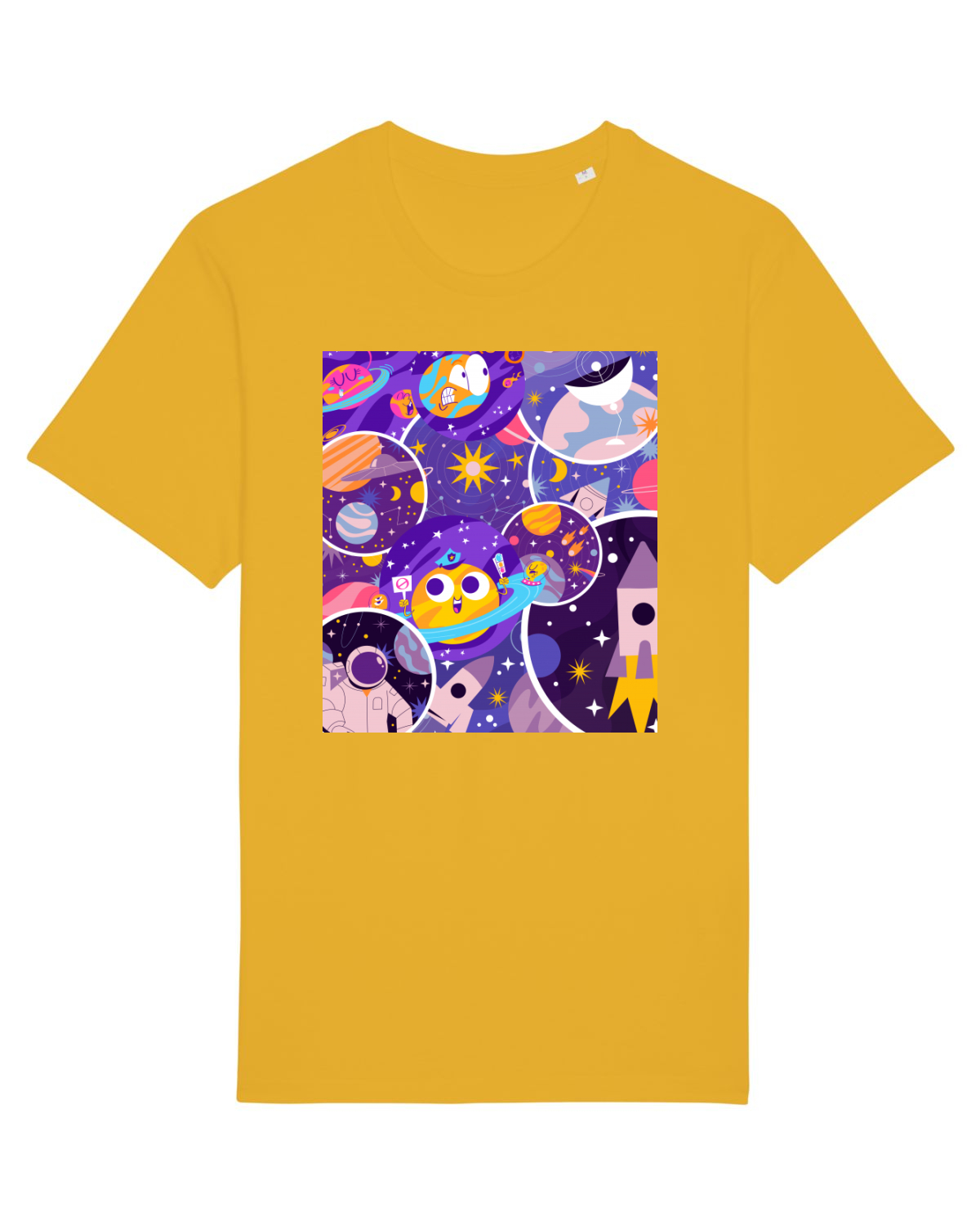 Tricou mânecă scurtă Unisex Rocker Spectra Yellow