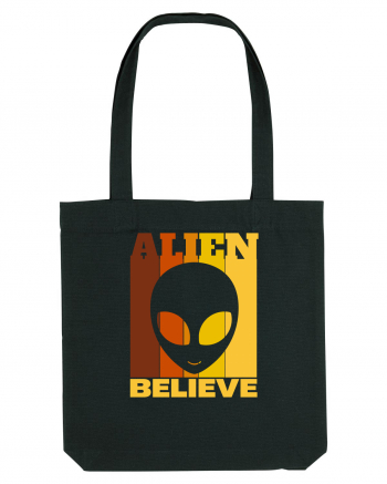 Retro Vintage Alien Black