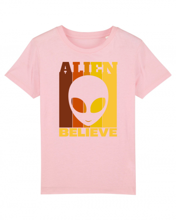 Retro Vintage Alien Cotton Pink