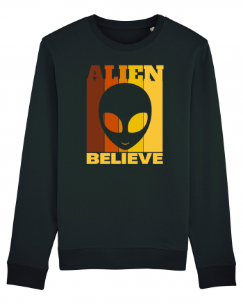 Retro Vintage Alien Black