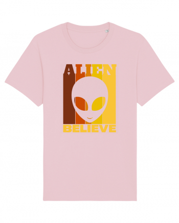 Retro Vintage Alien Cotton Pink