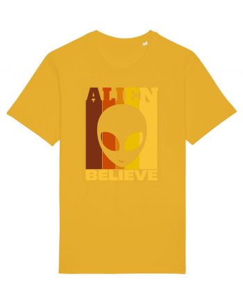 Retro Vintage Alien Spectra Yellow