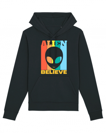 Retro Vintage Alien Black