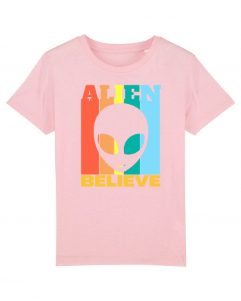 Retro Vintage Alien Cotton Pink