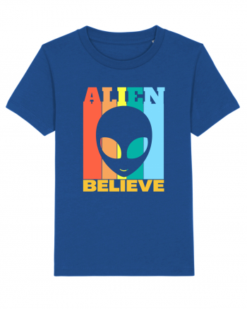 Retro Vintage Alien Majorelle Blue