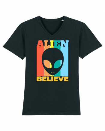 Retro Vintage Alien Black