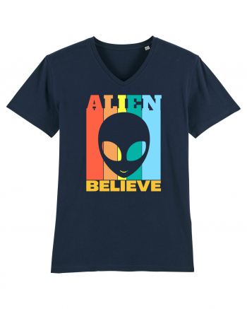 Retro Vintage Alien French Navy