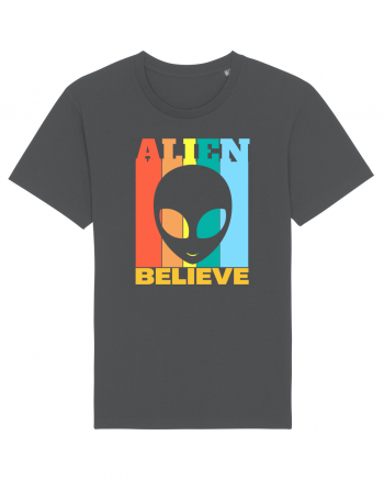 Retro Vintage Alien Anthracite