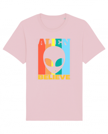 Retro Vintage Alien Cotton Pink