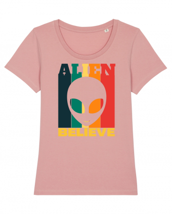 Retro Vintage Alien Canyon Pink