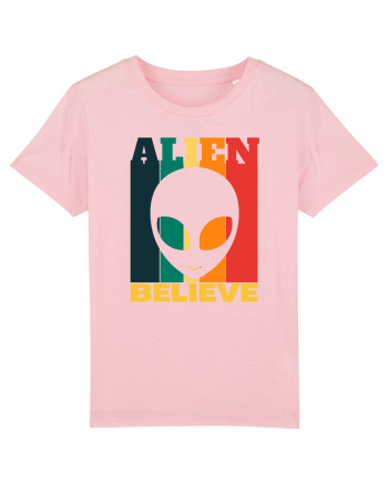 Retro Vintage Alien Cotton Pink