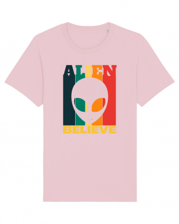 Retro Vintage Alien Cotton Pink