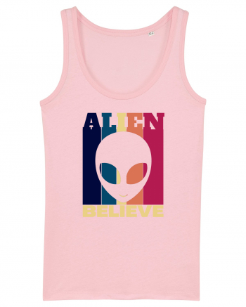 Retro Vintage Alien Cotton Pink