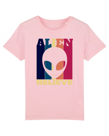 Retro Vintage Alien Cotton Pink