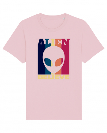 Retro Vintage Alien Cotton Pink