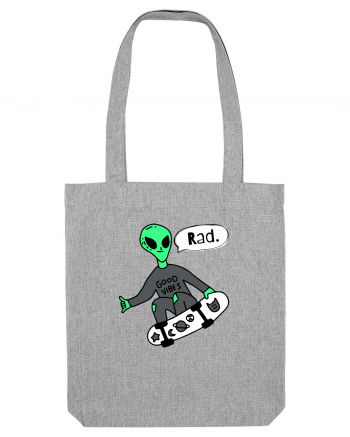 Alien Skateboarder Heather Grey