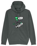 Alien Skateboarder Hanorac cu fermoar Unisex Connector