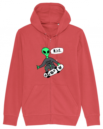 Alien Skateboarder Carmine Red