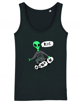 Alien Skateboarder Black