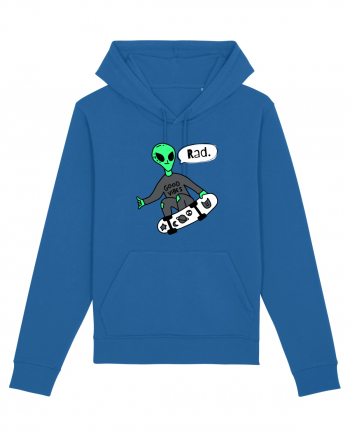 Alien Skateboarder Royal Blue