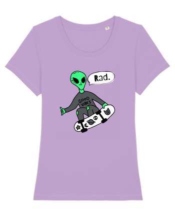 Alien Skateboarder Lavender Dawn