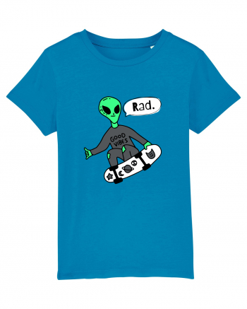 Alien Skateboarder Azur