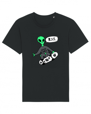 Alien Skateboarder Black