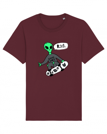 Alien Skateboarder Burgundy