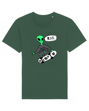 Alien Skateboarder Bottle Green