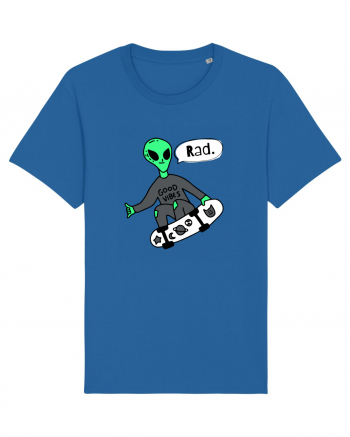 Alien Skateboarder Royal Blue