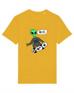 Alien Skateboarder Tricou mânecă scurtă Unisex Rocker