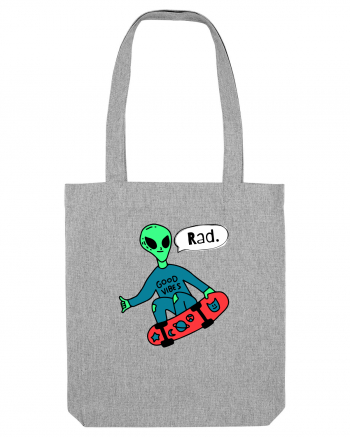 Alien Skateboarder Heather Grey